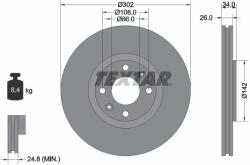 TEXTAR Disc frana TEXTAR 92133203 (92133203)