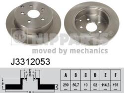 NIPPARTS Disc frana NIPPARTS J3312053 - fixbox