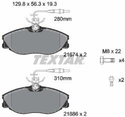 TEXTAR Set placute frana TEXTAR 2167403 (2167403)