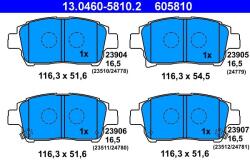 ATE Set placute frana ATE 13.0460-5810.2 (13.0460-5810.2)
