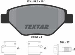 TEXTAR Set placute frana TEXTAR 2393401 (2393401)