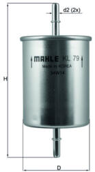 MAHLE Filtru combustibil MAHLE KL 79 (KL 79) - fixbox