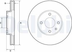 DELPHI Disc frana DELPHI BG4671C (BG4671C) - fixbox