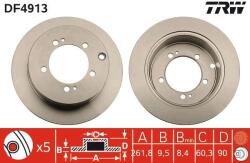 TRW Disc frana TRW DF4913 (DF4913) - fixbox