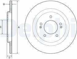 DELPHI Disc frana DELPHI BG4563C (BG4563C) - fixbox