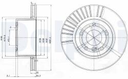 DELPHI Disc frana DELPHI BG3737C (BG3737C) - fixbox