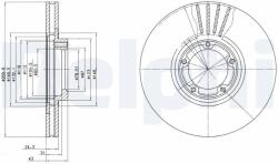 DELPHI Disc frana DELPHI BG3366 (BG3366) - fixbox