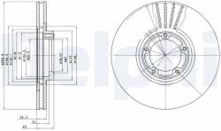 DELPHI Disc frana DELPHI BG3366 - fixbox