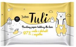 Luba Tuli nedves wc papír tejsavval, mangó illattal, gyerekeknek. 97% nedvességtartalom, 50db