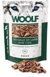 WOOLF Snack Triangle of Lamb and Cod / Puha Bárány és Tőkehal Háromszögfalatok 100g (2+ Woolf -15%! )