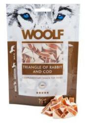 WOOLF Snack Triangle of Rabbit and Cod / Puha Nyúl és Tőkehal Háromszögek 100g (2+ Woolf -15%! )