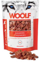 WOOLF Snack Salmon Chunkies / Lazacos Kockák 100g (2+ Woolf -15%! )