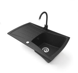 NERO Venezia + High-arc Faucet black