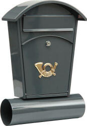 TOYA Mailbox gri 480x280x80 mm (78591)