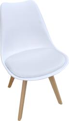 Bestent Scaun de sufragerie alb Basic (BML-053-D1)
