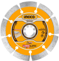 INGCO Disc de tăiere cu diamant 115 x 10 x 22, 2 mm segmentat (DMD011152) Disc de taiere