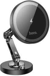 hoco. HW26 Jacques Wireless Mágneses (Magsafe Kompatibilis) Öntapadós Autós Telefontartó Grafit - techsend