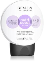 Revlon Nutri Color Filters Metal-Ice tápláló tonizáló maszk professzionális használatra 1002 240 ml