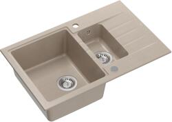 Quadron Peter chiuveta graniteq 78x50 cm bej HCQP57850BEZP (HCQP57850BEZP) Chiuveta