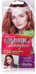Delia Cosmetics Cameleo Coloring Shampoo tonizáló sampon hajra árnyalat 7.34 Sweet Toffee 40 ml