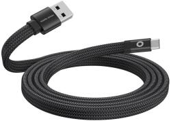 Mobile Origin Cablu de date Mobile Origin Magnetic Flat Patented, USB/USB-C, 27W, 1m, Negru (MCF-USBA-1M-BLK)
