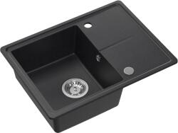 Quadron Tony chiuveta graniteq 60x45 cm negru HTO6045CZK (HTO6045CZK) Chiuveta