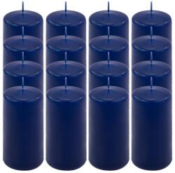 Nexos Set de lumânări cilindrice, 10 cm, Ø 5 cm, albastru, 16 buc (DK47106_SL16)