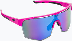 GOG EYEWEAR Athena matt neon rózsaszín / fekete / többszínű fehér-kék kerékpáros szemüveg E508-3