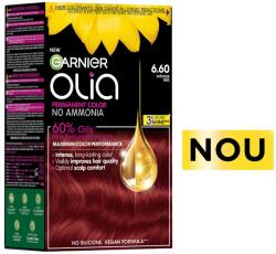 Garnier Vopsea de par permanenta fara amoniac 6.60 Intense Red Olia, 174ml, Garnier