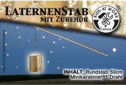 KIDS AT WORK Lámpatartó rúd készlet - 50 cm