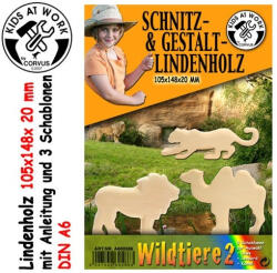 KIDS AT WORK Faragás - vadállatok 2; 14, 8 x 10, 5x 2 cm