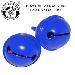 KIDS AT WORK Gömbcsörgő, 2 db, átm. 19 mm