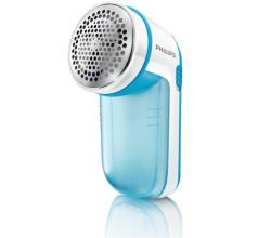 Philips Domestic Appliances Philips Lam Shaver - Indepartarea scamelor pentru articole de imbracaminte, potrivita pentru toate textilele, 2 setari de inaltime, functioneaza cu baterii (2X baterii AA incluse), albastru (GC026/00)