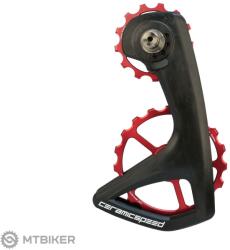 CeramicSpeed OSPW RS 5 küllős váltókar, Shimano 9250/8150, piros (RS 5-spoke with engraving)