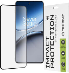 Techsuit - 111D Teljes Fedésű / Teljes Ragasztós Üveg - OnePlus Nord 4 - Fekete üvegfólia