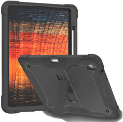 Techsuit - Strapabíró TabShell + Képernyővédő - iPad Air 13 (2024) - Fekete tok