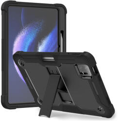 Techsuit - Strapabíró TabShell + Kijelzővédő - Xiaomi Pad 6 / Pad 6 Pro - Fekete tok