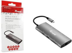 Equip Docking Station EQUIP Dock USB-C->HDMI, GbE, USB2.0, 3xUSB3.0, 100WPD, + 25cm si (133490)
