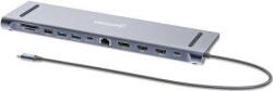 Manhattan Docking Station MANHATTAN 12-in-1 4K 1xHDMI 2xDP 3xUSB-A (190305)
