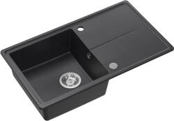 Quadron Tony graniteq mosogató 78x45 cm fekete HTO7845CZK (HTO7845CZK)