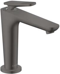 Hansgrohe Citterio C - Mosdócsaptelep leeresztővel, EcoSmart, CoolStart, csiszolt fekete króm 49041340 (49041340)