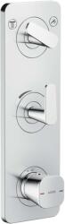 Hansgrohe Citterio C - Termosztatikus csaptelep falsík alatti beépítéshez, 2 készülékhez, króm 49700000 (49700000)