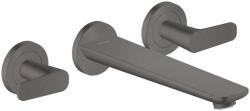Hansgrohe Citterio C - Falsík alatti kádcsaptelep, 3 nyílásos beépítés, csiszolt fekete króm 49483340 (49483340)