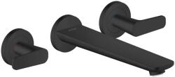 Hansgrohe Citterio C - Falsík alatti kádcsaptelep, 3 nyílásos beépítés, matt fekete 49482670 (49482670)