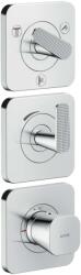 Hansgrohe Citterio C - Termosztatikus csaptelep falsík alatti beépítéshez, 3 készülékhez, króm 49711000 (49711000)