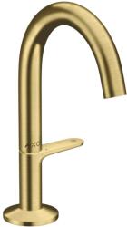 Hansgrohe One - Mosdócsaptelep Push-Open leeresztővel, EcoSmart, CoolStart, csiszolt sárgaréz 48010950 (48010950)
