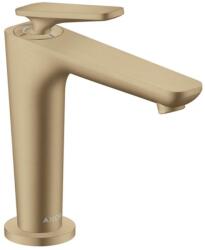 Hansgrohe Citterio C - Mosdócsaptelep leeresztővel, EcoSmart, CoolStart, csiszolt bronz 49040140 (49040140)