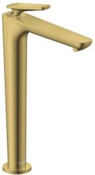 Hansgrohe Citterio C - Mosdócsaptelep leeresztővel, EcoSmart, CoolStart, polírozott arany 49050990 (49050990)