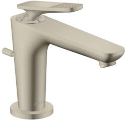 Hansgrohe Citterio C - Mosdócsaptelep leeresztővel, EcoSmart, CoolStart, csiszolt nikkel 49011820 (49011820)