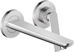 Hansgrohe Citterio C - Falsík alatti mosdócsaptelep, leeresztővel, 2 nyílásos beépítés, EcoSmart, króm 49110000 (49110000)
